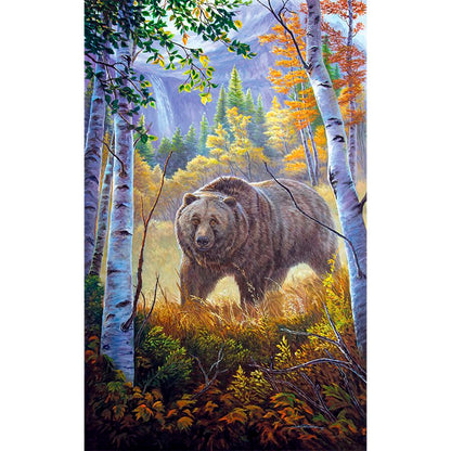 Grizzly Bear in Glacier National Park Art Print | "Close Encounter"